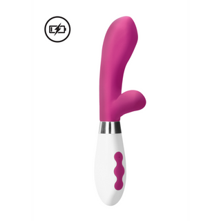 Uppladdningsbar Kaninvibrator, Rosa, 10 Lägen