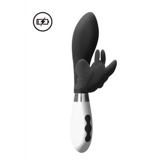 Uppladdningsbar Kaninvibrator, Svart, 10 Hastigheter
