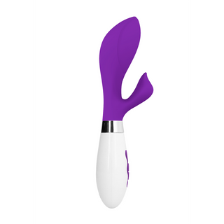 Klitorisstimulator Vibrator Lila, Uppladdningsbar & 10 Hastigheter