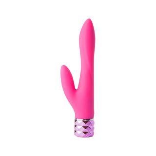 Dubbel Vibrator Silikon, USB Laddningsbar, 10 Funktioner