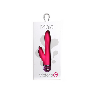 Dubbel Vibrator Silikon, USB Laddningsbar, 10 Funktioner
