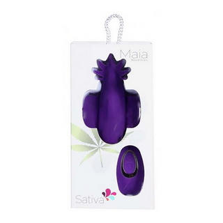 Sativa Trosa Vibrator, Fjärrkontroll, 10 Funktioner, Silikon