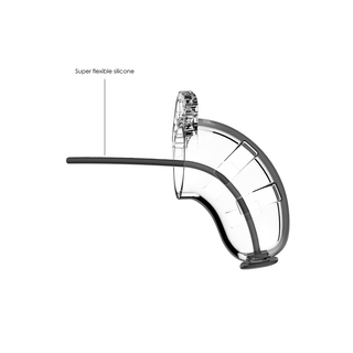 Kyskhetsbur 9cm med Uretra-Sound 3.5mm Polykarbonat