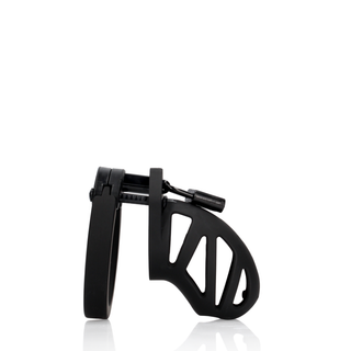 Svart Justerbar Kyskhetsbur 6,5 cm Silikon
