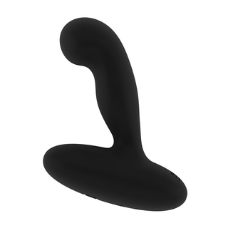 Svart Böjd Vibrerande Prostatastimulator, 10 Hastigheter