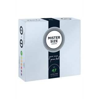 Kondomer 47mm, 36-pack – Perfekt Passform, Latex