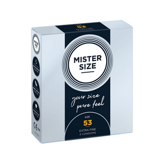 Kondomer 53 mm, 3-pack - Perfekt Passform