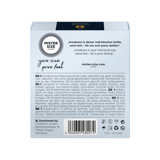 Kondomer 53 mm, 3-pack - Perfekt Passform