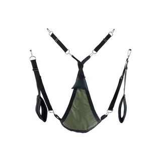 Triangel Canvas Sling, 3/4 Fästpunkter, Kaki