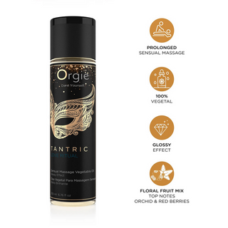 Tantrisk Massageolja med Lyster - 200ml