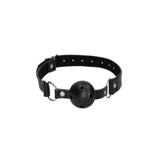 Ball Gag Läderrem Justerbar Knebel
