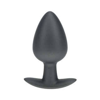 Silikon Analplugg Stor 8,9 cm - Gunmetal