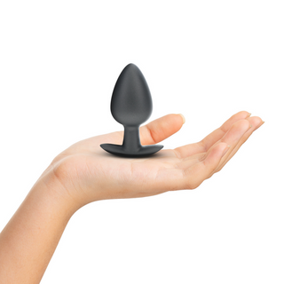 Silikon Analplugg Stor 8,9 cm - Gunmetal