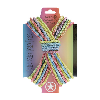 Polyester Rep Bondage Rep – 10 m, Flerfärgad Pastel
Polyester Bondage Rep 10m - Flerfärgad Rep