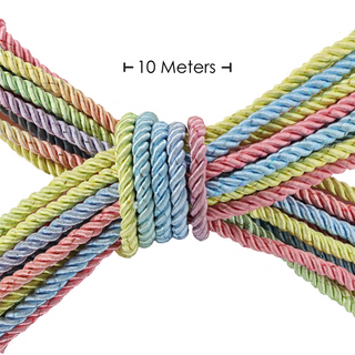 Polyester Rep Bondage Rep – 10 m, Flerfärgad Pastel
Polyester Bondage Rep 10m - Flerfärgad Rep