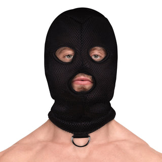 Nätmask med D-ring – Bondage, Ögonbindel Lek
