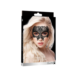 Svart Spetsmask Elegant Design för Maskerad & Fest