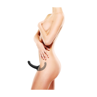 Silikon Lös Strap-On Dildo - G-Punkt Stimulation
Silikon Strap-On Dildo - G-Punkt Stimulation Svart