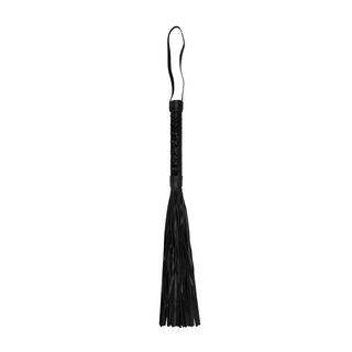 Svart Piska Faux Läder, 38.5 cm Lång