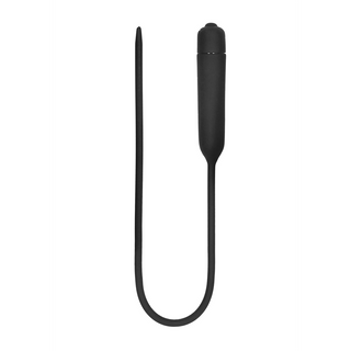 Vibrerande Uretral Plugg - Extra Lång Silikon, 35cm