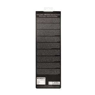 Vibrerande Uretral Plugg - Extra Lång Silikon, 35cm