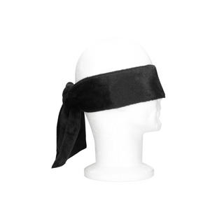 Svart Bondage Scarf - 129 cm Lång Bindningsrestriktion
