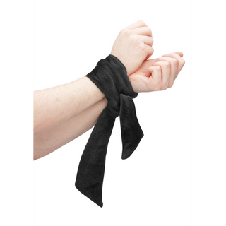 Svart Bondage Scarf - 129 cm Lång Bindningsrestriktion