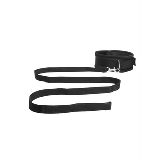 Justerbart Velvet Halsband med Koppellina, 120cm