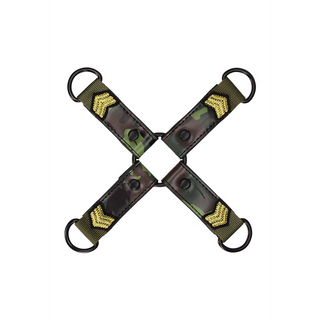 Kamouflage Koppling Hand- & Fotfixering PVC Stål → Kamouflage Hand- & Fotfixering Koppling PVC Stål