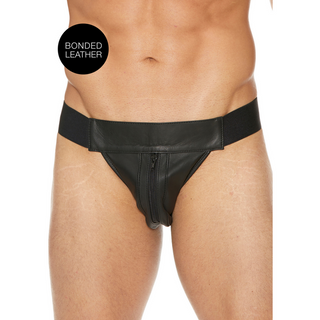 Here's a Swedish product title based on the information provided:

Jockrem med Dragkedja - L/XL Svart/Röd/Blå