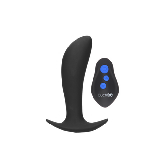Vibrerande Elektropulserande Analplugg - Fjärrstyrd, 8 Lägen