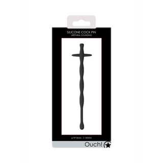 Uretral Plugg Silikon - 0.3 / 8 mm, Stimulerande