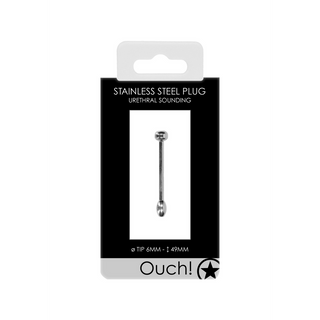 Metall Ljudare 6mm - Uretral Stimulering