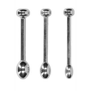 Metall Penisplugg Set för Uretral Stimulering