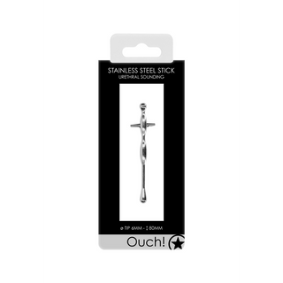 Penisplugg med Ribbor - 0.2 / 6 mm