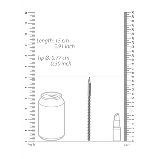 Dilator i Rostfritt Stål - Räfflad, 8mm