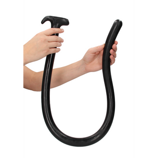 Flexibel Anal Orm Dildo 39/100 cm med Handtag
