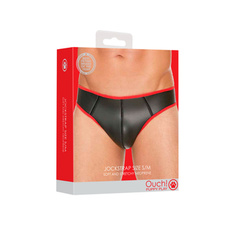 Neopren Jockstrap S/M - Rollspel Underkläder, Öppen Baksida