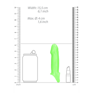 Självlysande Penis Sleeves - Tjock & Töjbar, Optimal Stimulation