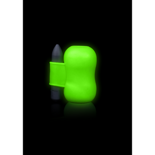 Vibrerande Masturbator Självlysande med Vibrator