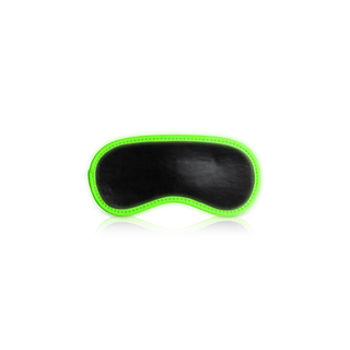 Självlysande Ögonmaska - Fluorescerande Grön Detalj