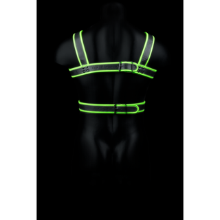 Justerbar Kroppssele Självlysande, L/XL, Fluorescerande Grön