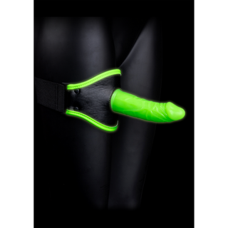 Lår Strap-On Självlysande Dildo - Justerbar Rem