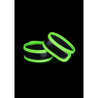 Självlysande Armband Bicep Band PU Läder, Grön Detalj