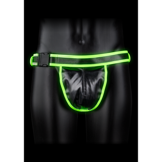 Självlysande Jockstrap med Spänne - S/M, Bondage