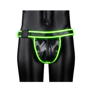 Självlysande Jockstrap med Spänne - S/M, Bondage