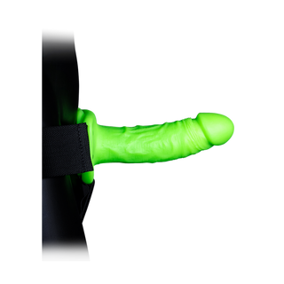 Realistisk Självlysande Strap-On Sele - 18 cm