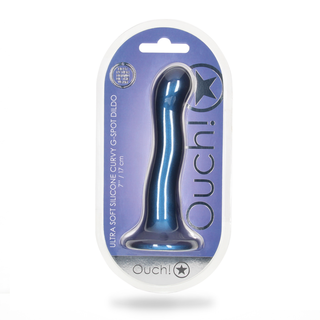 Ultra Mjuk G-punkts Dildo - 17cm Metallisk Blå
Mjuk G-punkts Dildo, 17cm, Metallisk Blå