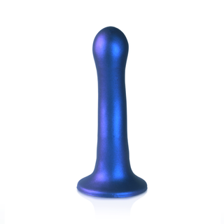 Ultra Mjuk G-punkts Dildo - 17cm Metallisk Blå
Mjuk G-punkts Dildo, 17cm, Metallisk Blå