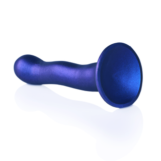 Ultra Mjuk G-punkts Dildo - 17cm Metallisk Blå
Mjuk G-punkts Dildo, 17cm, Metallisk Blå
